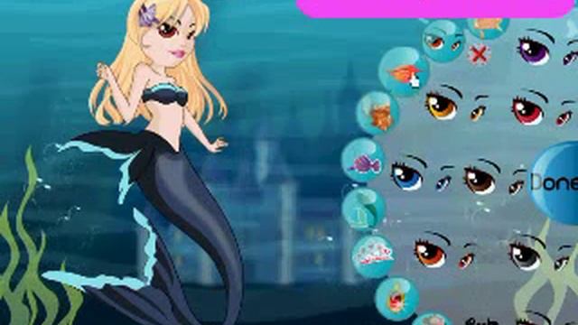 mermaid dress up games смотреть онлайн