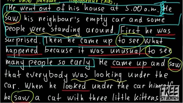 Sequence sentences - техника связного повествования смотреть онлайн