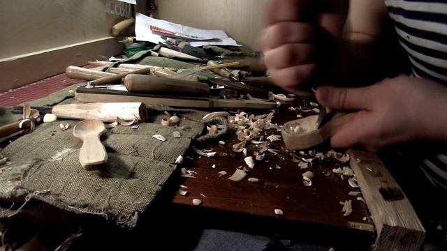 Резьба ложки. Процесс. Woodspoon смотреть онлайн