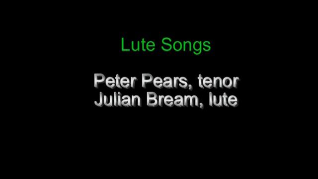 Peter Pears - Lute Songs смотреть онлайн