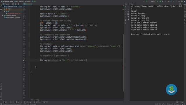 Belajar Java [Dasar] - 49 - Operasi String смотреть онлайн