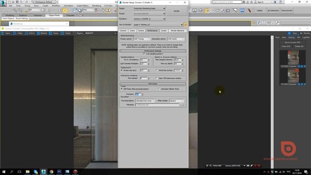 3ds Max. CORONA RENDERER. Пятна на рендере. Решение проблемы. (Артем Куприяненко - CG Incubator) смотреть онлайн