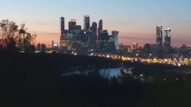 Вид на Москву с Воробьёвых гор.(3) смотреть онлайн