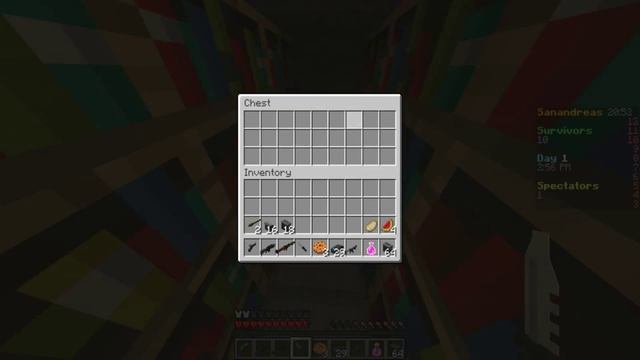 Майнкрафт на сервере #4- Голодные игры с оружием смотреть онлайн