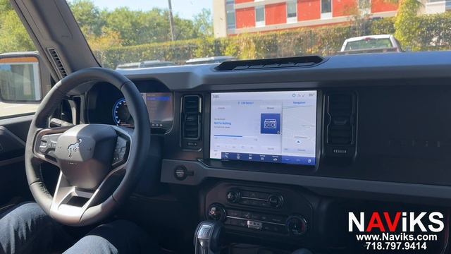 2021+ Ford Bronco SYNC 4 HDMI Video Interface + 360 camera Inputs, Font Cam, Side Cams, Trailer Cam