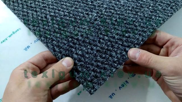 Покрытие грязезащитное Цикада без резинового канта, цвет серый смотреть онлайн