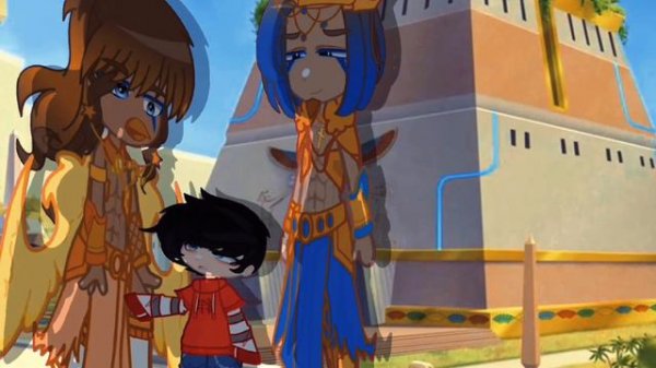 Челлендж Лео и Анубис стали детьми на 10 дней #египтус #кефер#лео#эксатон#анубис#сехмет#нейт#гор