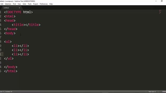 Урок 33. Sublime Text. Установка. Сниппеты смотреть онлайн