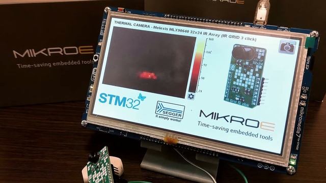 MLX90640 Thermal Camera Demo with STM32F7 [UPDATED] смотреть онлайн