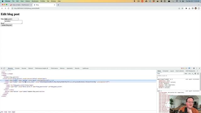 Build a Blog with Rails Part 8: Edit & Update Blog Post Actions смотреть онлайн