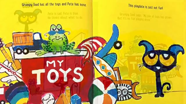 Pete the Kitty and the Groovy Playdate - Read Aloud Books for Toddlers, Kids and Children смотреть онлайн
