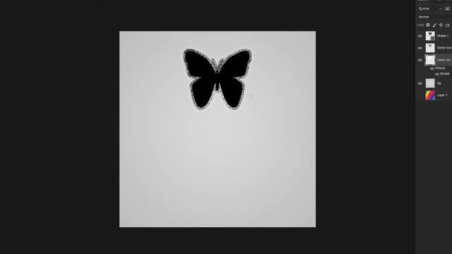 Glitter Effect Photoshop Tutorial ((Rainbow Glitter Stickers))