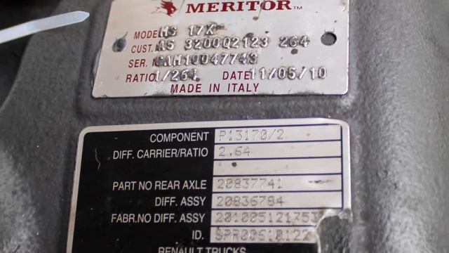 Редуктор Meritor Ms17x 2.64 Renault Premium смотреть онлайн