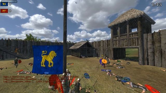 Mount & Blade Warband - Bello Civili Event # 3 - The Roman Civil War смотреть онлайн
