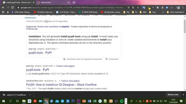 Instalar Python 3.7.7 (o 3.3.5) + PyQT + PyQT-tools (QT Designer) en Windows смотреть онлайн