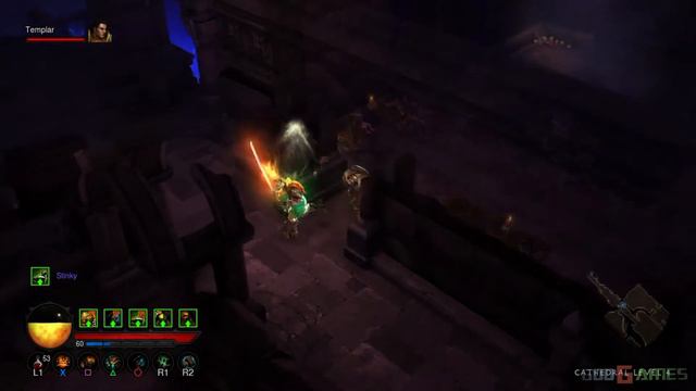 Diablo 3 PS3 Walkthrough 1080p - ACT 1 Inferno Barbarian female AndrissGG Part 2 смотреть онлайн