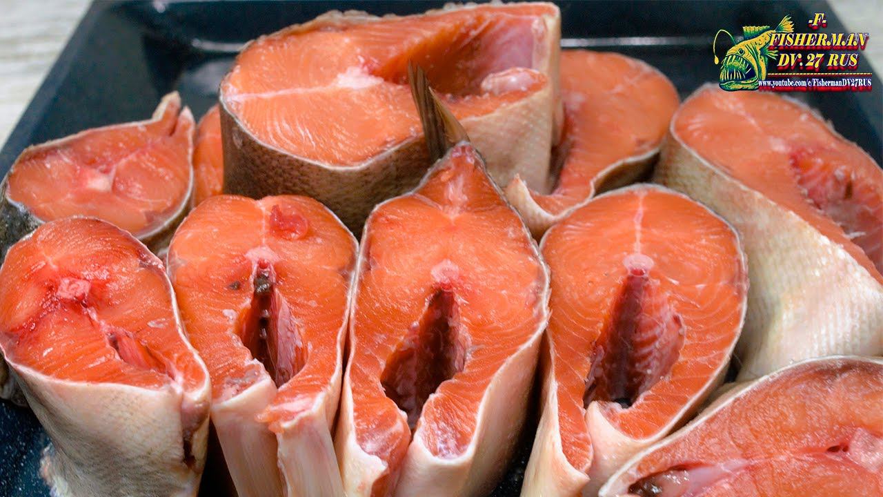 Малосольный лосось, кета, горбуша семужного посола в тузлуке в банках, на зиму. смотреть онлайн