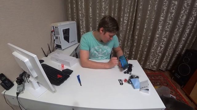 Распаковка умного зеркала заднего вида с сенсорным экраном 10 дюймов Jansite с Aliexpress Ч.1 смотреть онлайн