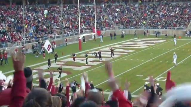 Big Game 2007 - Stanford 1st touchdown смотреть онлайн