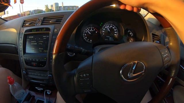 Lexus GS350 разгон с места. смотреть онлайн