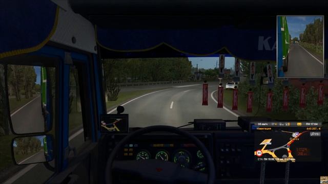 Euro Truck Simulator 2 ►Тюмень-Омск смотреть онлайн