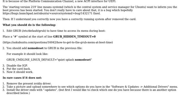 Ubuntu: GEFORCE GTX 660 Ti Driver issues (2 Solutions!!) смотреть онлайн