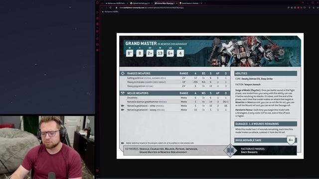 GREY KNIGHTS - 10th Edition Faction Focus Breakdown with Bricky смотреть онлайн