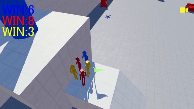 Red, Blue and Yellow ragdoll race. Goal without hitting the car! | Fun with Ragdolls The Game #82 смотреть онлайн