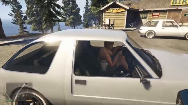 Блондинка за рулем в GTA как в жизни