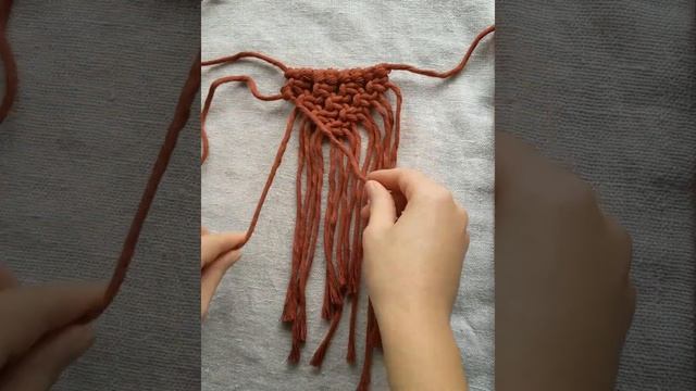 DIY Macrame Garland Tutorial | Minimalist Macrame смотреть онлайн