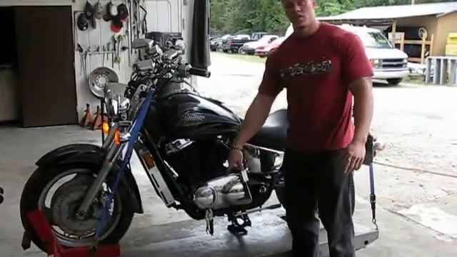 1295 01 Shadow Sabre VT1100C2 black Fallen Cycles Test Ride смотреть онлайн