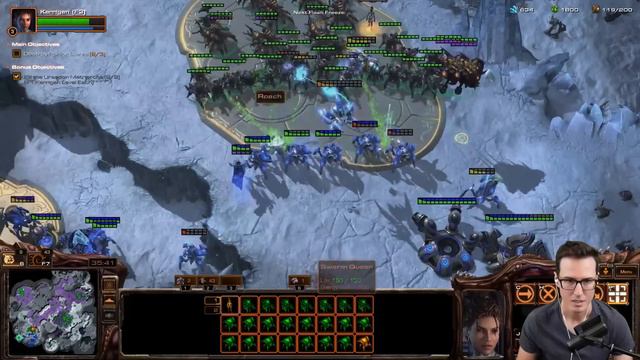 Heart of the Swarm NIGHTMARE DIFFICULTY: Part 2 - StarCraft 2 смотреть онлайн