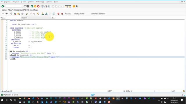 095 - Como criar um Radio Button para escolha de opções do usuário SAP ABAP 4K смотреть онлайн