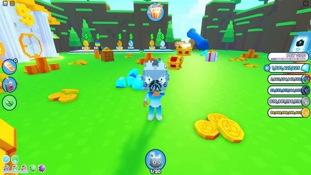 Выбил Rainbow Huge Pixel Cat с 1.000.000.000.000 Rainbow Coin в Pet Simulator Х ? Roblox смотреть онлайн