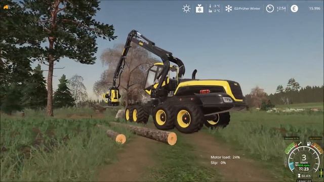 [LS19] - Timelapse #20 Ellerbach Seasons: Der SCHULDENBERG muss weg! ? Holz Action in Ellerbach! ?? смотреть онлайн