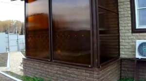 защита крыльца от снега зимой