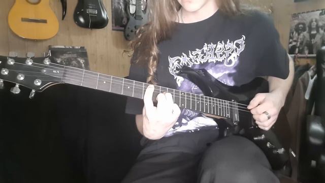 Venom - Countess Bathory (Guitar cover / Guitar lesson) смотреть онлайн