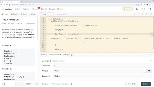 Counting Bits 338 Leetcode solution [NEW] смотреть онлайн