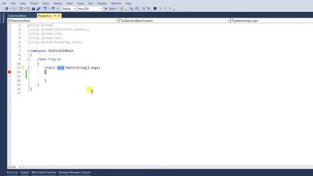 Static Void Main Explained C# in English | What is C# Static void main смотреть онлайн