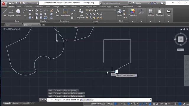 Autocad 2017 - Drawing Polylines - Beginners Tutorial 06 смотреть онлайн