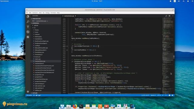 Visual Studio Code - редактор кода от Microsoft. Программы для Linux смотреть онлайн