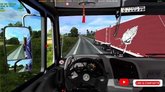 ETS2 1.48||DOWNLOAD TRUCK FREE Mercedes Benz LS1938 || смотреть онлайн
