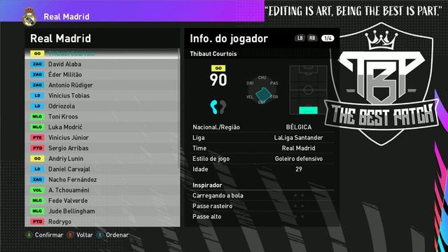 PATCH THE BEST PES 21 VERSÃO WORLD 10.9.9 Mostrando um pouco do conteúdo do patch pra PC смотреть онлайн