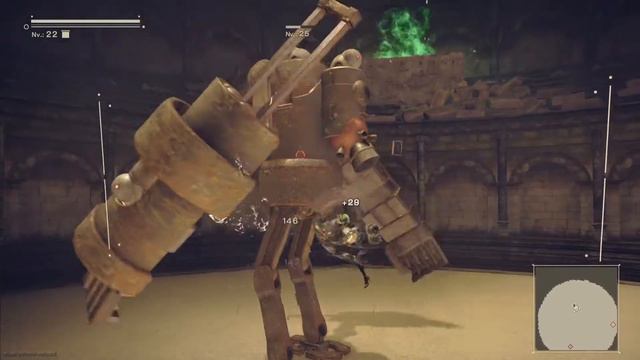 NieR: Automata - Desafio da Areia, Ataque Perfeito 2B (Lv 25 Normal) [Boss Fight Database] смотреть онлайн