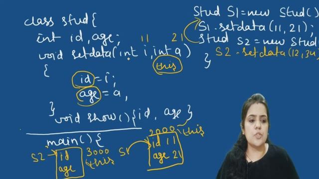 this pointer in java in hindi | this keyword in java | java full course смотреть онлайн