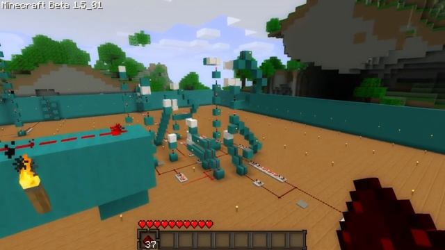 Minecraft: Piston Powered Sand Cannon! (Pre 1.7) смотреть онлайн
