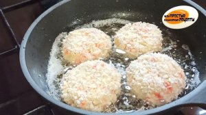 Лучший рецепт котлет из крабовых палочек