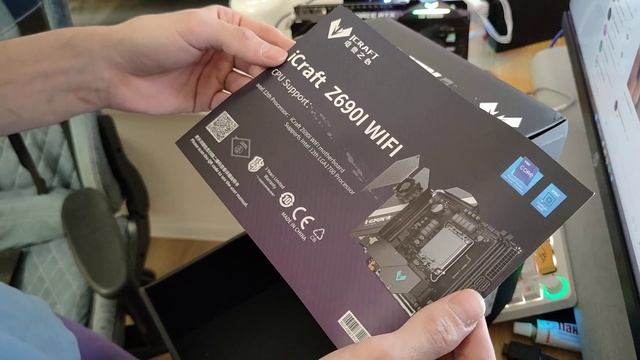 Распаковка Maxsun Z690i Wifi Itx Icraft