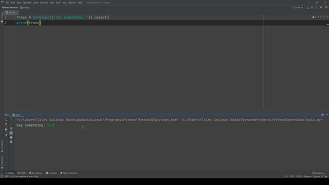 PYTHON - strip / upper / lower / title / capitalize смотреть онлайн