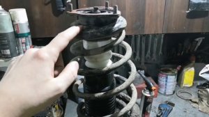 Ниссан Санни, Ад, Вингроад Ремонт рулевой рейки...Замена отбойников и пальников на передних стойках